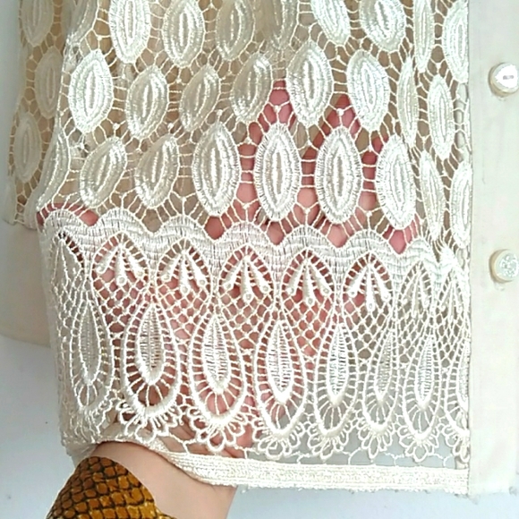 Button down transparent unique shirt or jacket - Picture 2 of 9